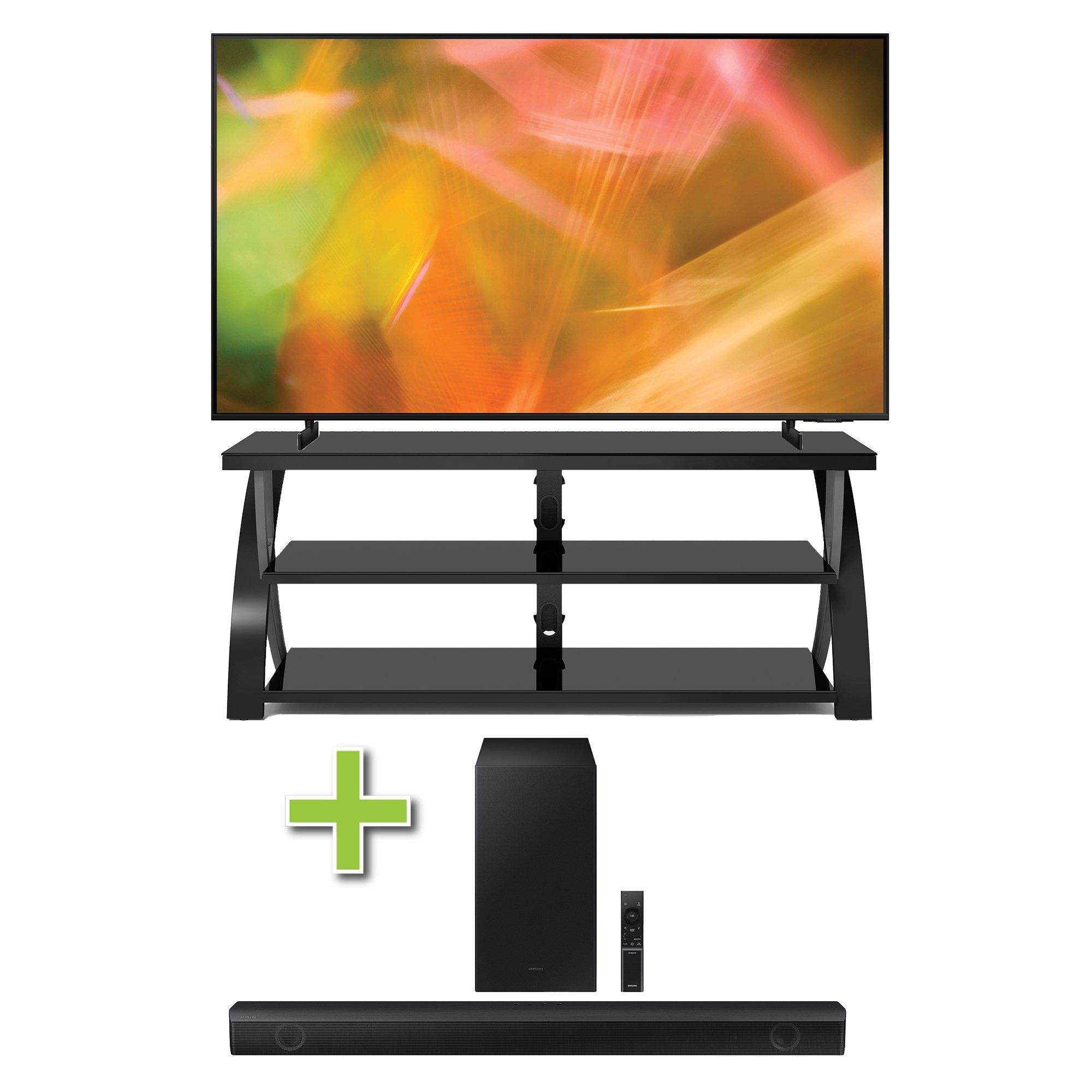 Rent to Own Samsung 55" Samsung TV w/ Soundbar & TV Stand at Aaron's today!